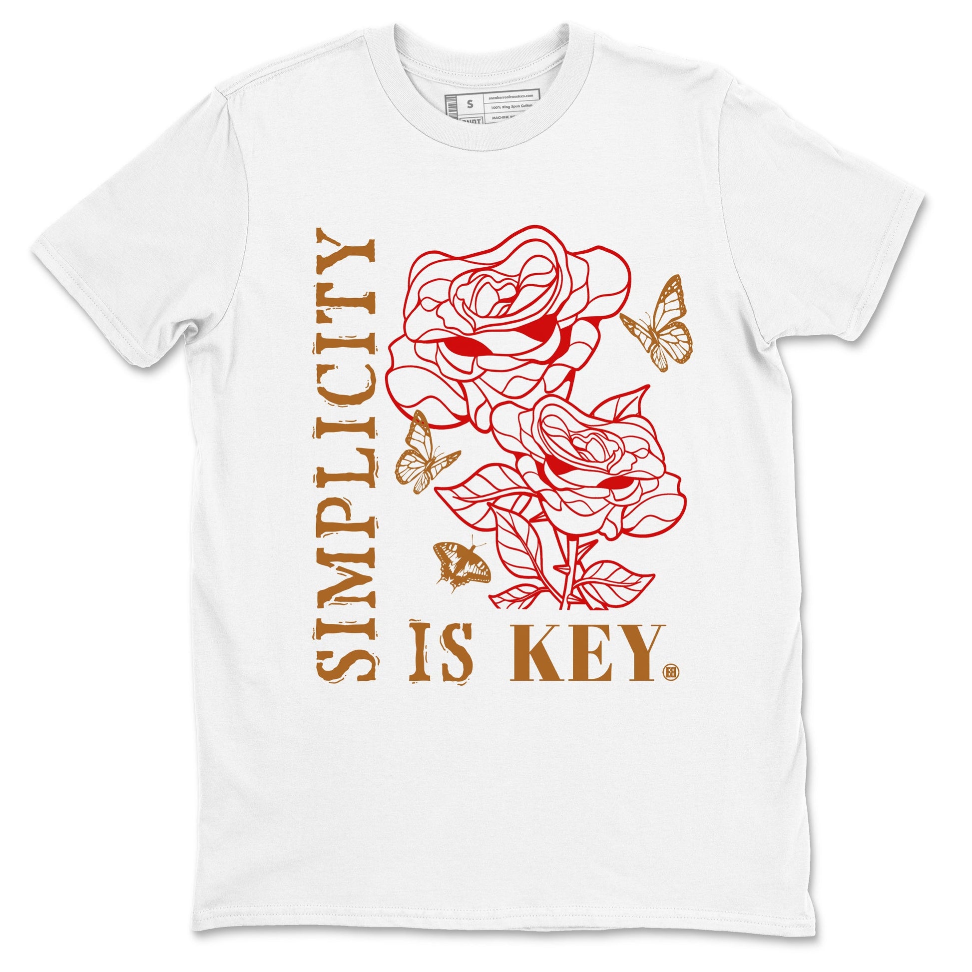 5s Archaeo Brown shirts to match jordans Simplicity Is Key sneaker match tees Air Jordan 5 Archaeo Brown match shoes to clothes SNRT Sneaker Tees unisex cotton White 2 shirts