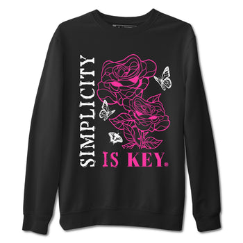 Nike KD 4 Retro Aunt Pearl shirts to match jordans Simplicity Is Key sneaker match tees Nike KD 4 Aunt Pearl match shoes to clothes SNRT Sneaker Tees unisex cotton Black 2 shirts