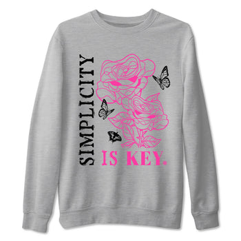 Nike KD 4 Retro Aunt Pearl shirts to match jordans Simplicity Is Key sneaker match tees Nike KD 4 Aunt Pearl match shoes to clothes SNRT Sneaker Tees unisex cotton Heather Grey 2 shirts