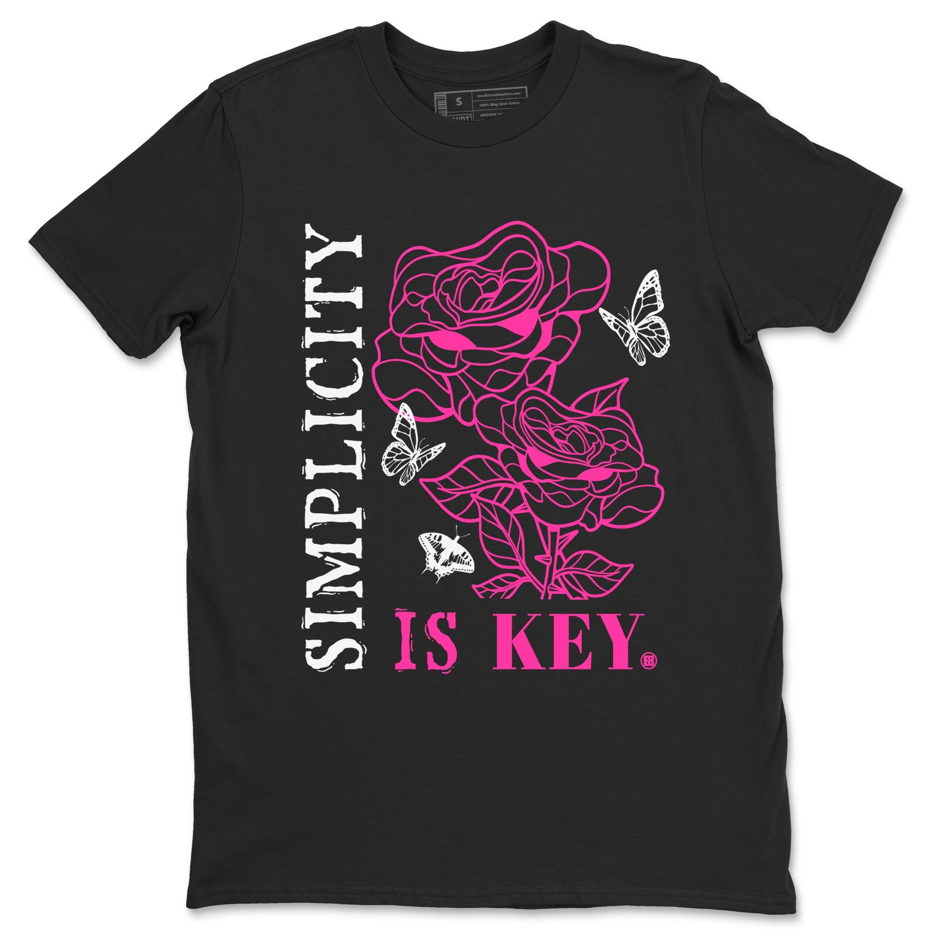 Nike KD 4 Retro Aunt Pearl shirts to match jordans Simplicity Is Key sneaker match tees Nike KD 4 Aunt Pearl match shoes to clothes SNRT Sneaker Tees unisex cotton Black 2 shirts