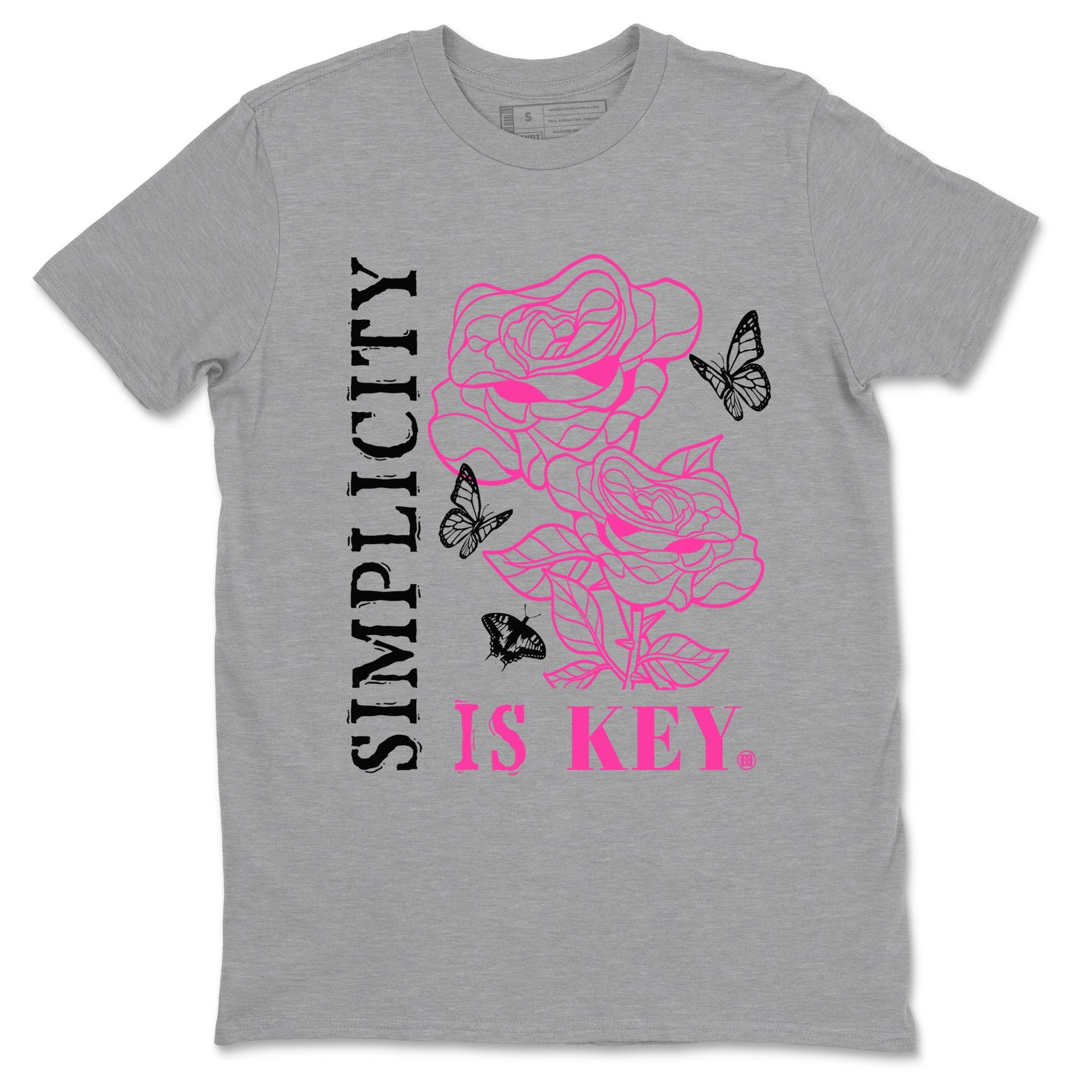 Nike KD 4 Retro Aunt Pearl shirts to match jordans Simplicity Is Key sneaker match tees Nike KD 4 Aunt Pearl match shoes to clothes SNRT Sneaker Tees unisex cotton Heather Grey 2 shirts
