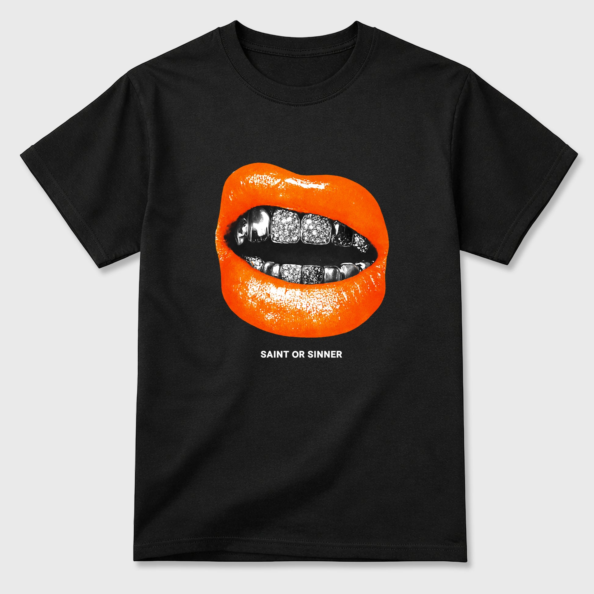 Sneaker match tees – Sneaker Tees To Match Air Jordan 3 Orange Citrus Shoes – Sinner or Saint Tee Black 2
