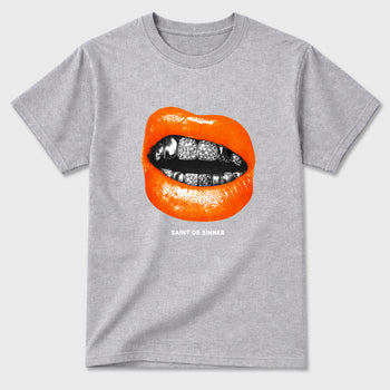 Sneaker match tees – Sneaker Tees To Match Air Jordan 3 Orange Citrus Shoes – Sinner or Saint Tee Heather Grey 2