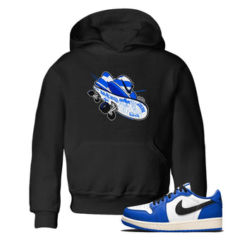 AJ1 Game Royal shirt to match jordans Skateboard sneaker tees Air Jordan 1 Game Royal SNRT sneaker release tees baby toddler Black 1 cotton Shirt