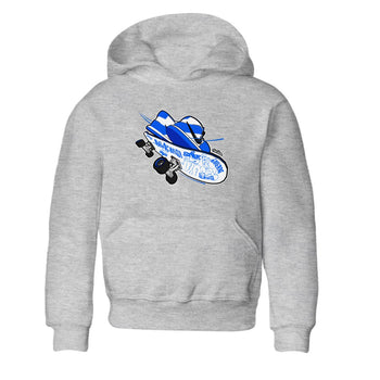 AJ1 Game Royal shirt to match jordans Skateboard sneaker tees Air Jordan 1 Game Royal SNRT sneaker release tees baby toddler Heather Grey 2 cotton Shirt