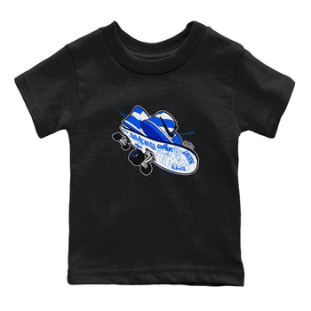 AJ1 Game Royal shirt to match jordans Skateboard sneaker tees Air Jordan 1 Game Royal SNRT sneaker release tees baby toddler Black 2 cotton Shirt