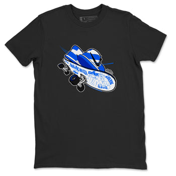AJ1 Game Royal shirt to match jordans Skateboard sneaker tees Air Jordan 1 Game Royal SNRT Sneaker Release Tees unisex cotton Black 2 crew neck shirt