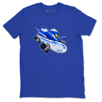 AJ1 Game Royal shirt to match jordans Skateboard sneaker tees Air Jordan 1 Game Royal SNRT Sneaker Release Tees unisex cotton Royal Blue 2 crew neck shirt