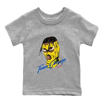 1s Travis Scott Canary shirt to match jordans Ski Mask Gang sneaker tees Air Jordan 1 Travis Scott Canary SNRT sneaker release tees baby toddler Heather Grey 2 cotton Shirt