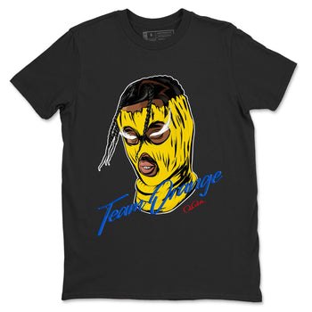 1s Travis Scott Canary shirt to match jordans Ski Mask Gang sneaker tees Air Jordan 1 Travis Scott Canary SNRT Sneaker Release Tees unisex cotton Black 2 crew neck shirt