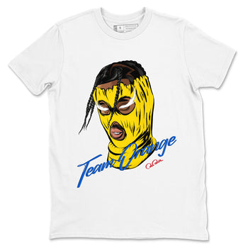 1s Travis Scott Canary shirt to match jordans Ski Mask Gang sneaker tees Air Jordan 1 Travis Scott Canary SNRT Sneaker Release Tees unisex cotton White 2 crew neck shirt