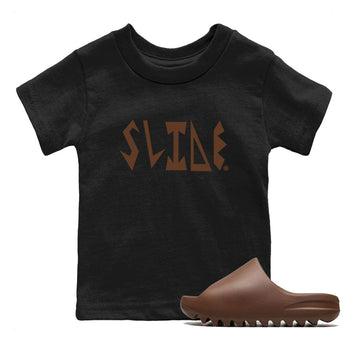 Yeezy Slide Flax shirts to match jordans Slide Letters sneaker match tees Yeezy Slide Flax SNRT Sneaker Tees streetwear brand Baby and Youth Black 1 cotton tee
