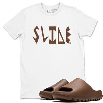 Yeezy Slide Flax shirts to match jordans Slide Letters sneaker match tees Yeezy Slide Flax SNRT Sneaker Tees streetwear brand White 1 unisex cotton tee