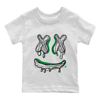 Air Jordan 1 Celtics shirt to match jordans Smile Doodle sneaker tees Air Jordan 1 Celtics SNRT sneaker release tees baby toddler White 2 cotton Shirt