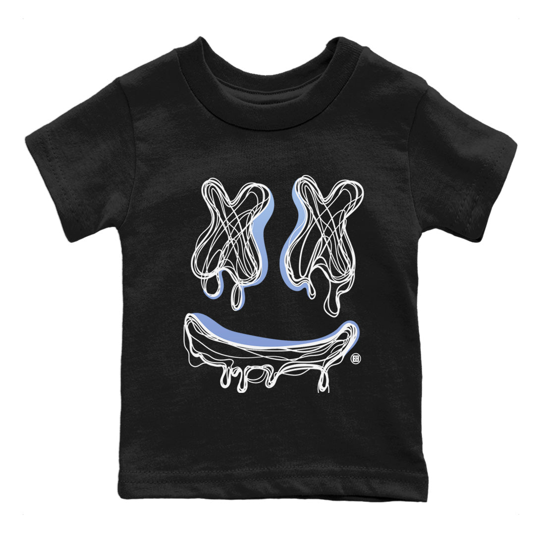 Air Jordan 11 White Cement shirt to match jordans Smile Doodle sneaker tees Air Jordan 11 White Cement SNRT sneaker release tees baby toddler Black 2 cotton Shirt
