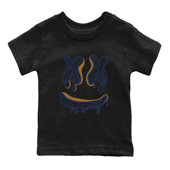 Air Jordan 13 Midnight Navy shirts to match jordans Smile Doodle sneaker match tees 13 Midnight Navy SNRT Sneaker Release Tees Youth Baby Black 2 crew neck shirts