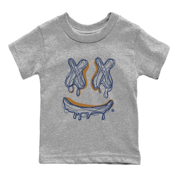 Air Jordan 13 Midnight Navy shirts to match jordans Smile Doodle sneaker match tees 13 Midnight Navy SNRT Sneaker Release Tees Youth Baby Heather Grey 2 crew neck shirts