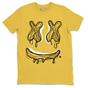 Air Jordan 4 Thunder shirt to match jordans Smile Doodle sneaker tees Air Jordan 4 Thunder SNRT Sneaker Release Tees unisex cotton Daisy 2 crew neck shirt