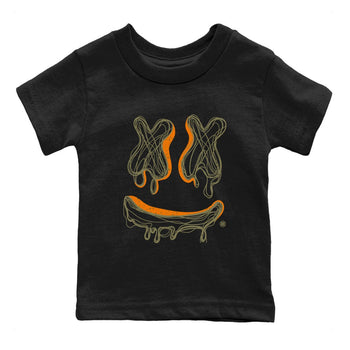 Air Jordan 5 Olive shirt to match jordans Smile Doodle sneaker tees Air Jordan 5 Olive SNRT sneaker release tees baby toddler Black 2 cotton Shirt
