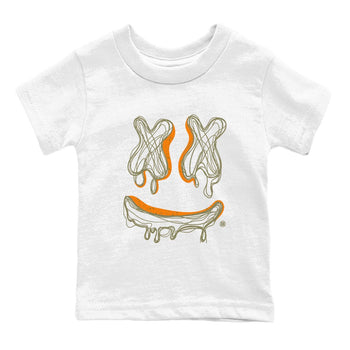 Air Jordan 5 Olive shirt to match jordans Smile Doodle sneaker tees Air Jordan 5 Olive SNRT sneaker release tees baby toddler White 2 cotton Shirt