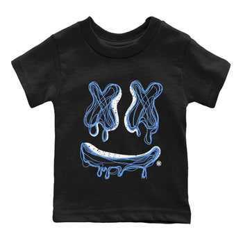 Air Jordan 5 UNC shirt to match jordans Smile Doodle sneaker tees Air Jordan 5 UNC SNRT sneaker release tees baby toddler Black 2 cotton Shirt