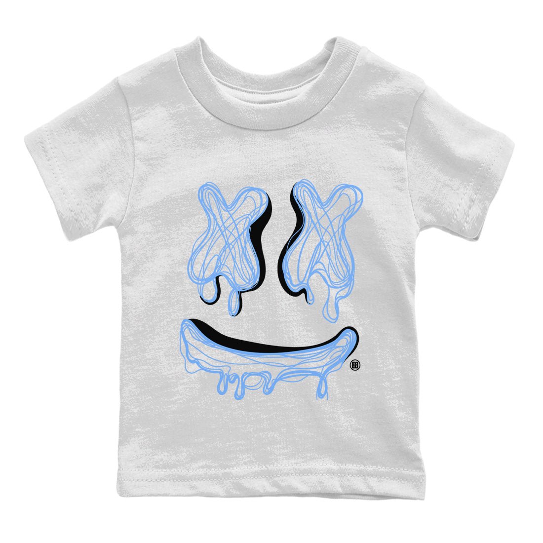 Air Jordan 5 UNC shirt to match jordans Smile Doodle sneaker tees Air Jordan 5 UNC SNRT sneaker release tees baby toddler White 2 cotton Shirt
