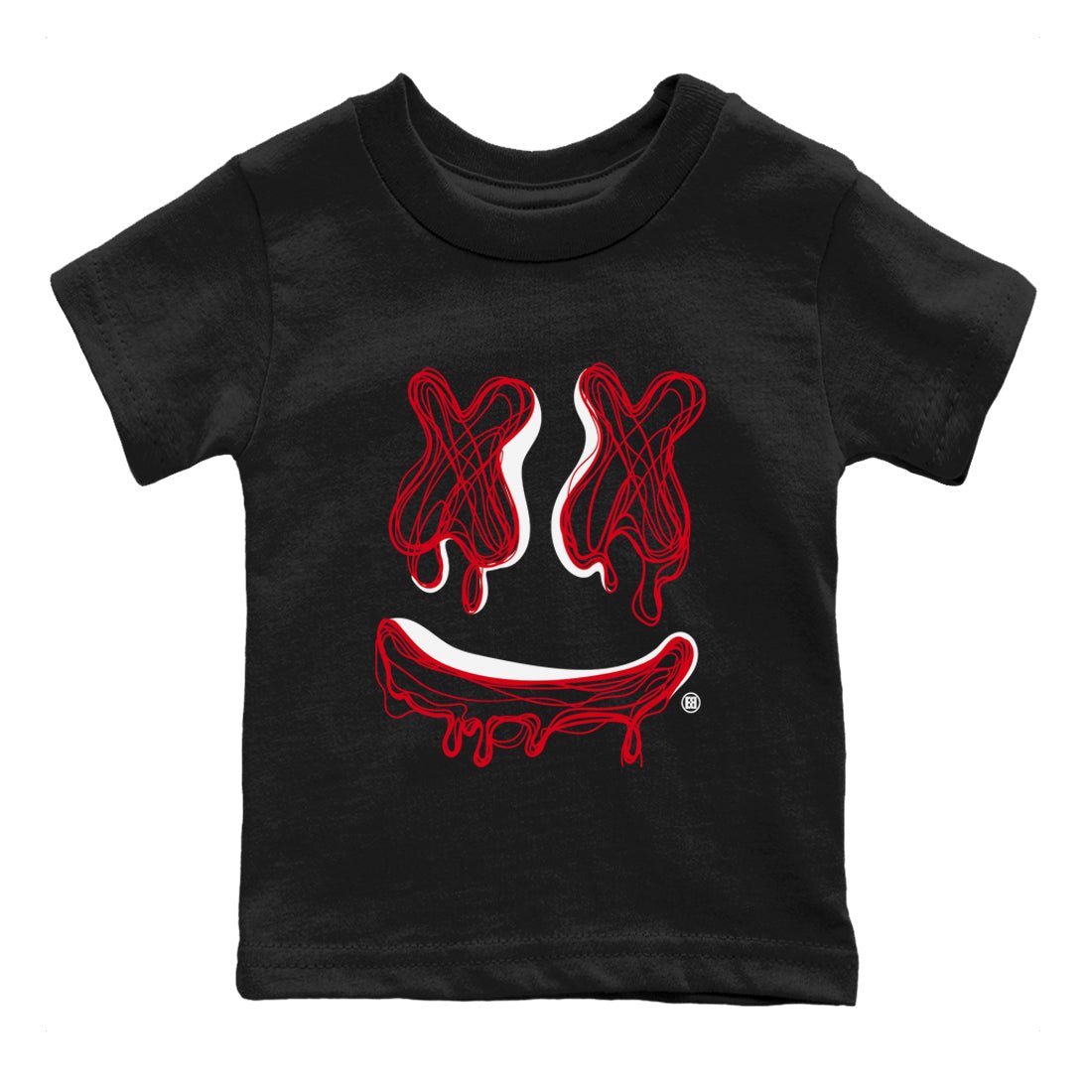 Air Jordan 6 Toro Bravo shirt to match jordans Smile Doodle sneaker tees Air Jordan 6 Toro Bravo SNRT sneaker release tees baby toddler Black 2 cotton Shirt