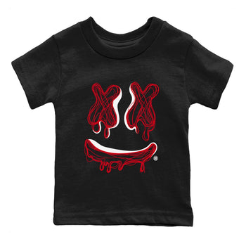 Air Jordan 6 Toro Bravo shirt to match jordans Smile Doodle sneaker tees Air Jordan 6 Toro Bravo SNRT sneaker release tees baby toddler Black 2 cotton Shirt