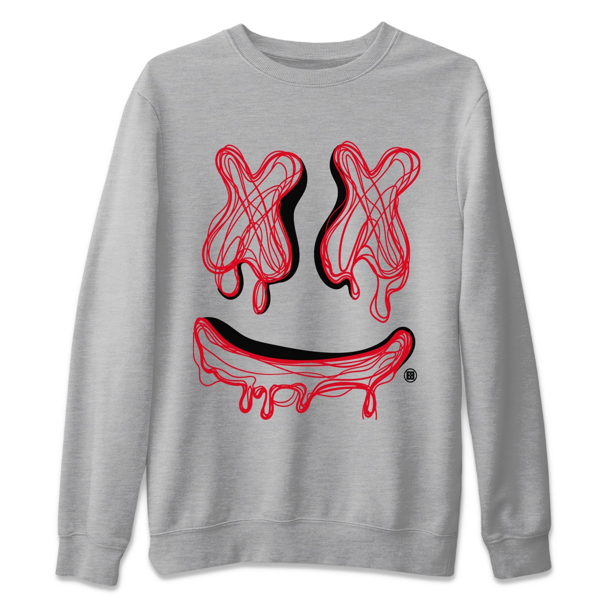 Air Jordan 6 Toro Bravo shirt to match jordans Smile Doodle sneaker tees Air Jordan 6 Toro Bravo SNRT Sneaker Release Tees unisex cotton Heather Grey 2 crew neck shirt