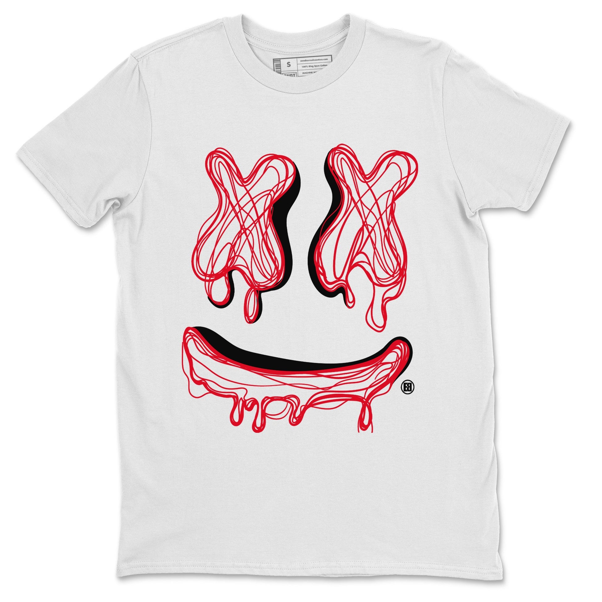 Air Jordan 6 Toro Bravo shirt to match jordans Smile Doodle sneaker tees Air Jordan 6 Toro Bravo SNRT Sneaker Release Tees unisex cotton White 2 crew neck shirt