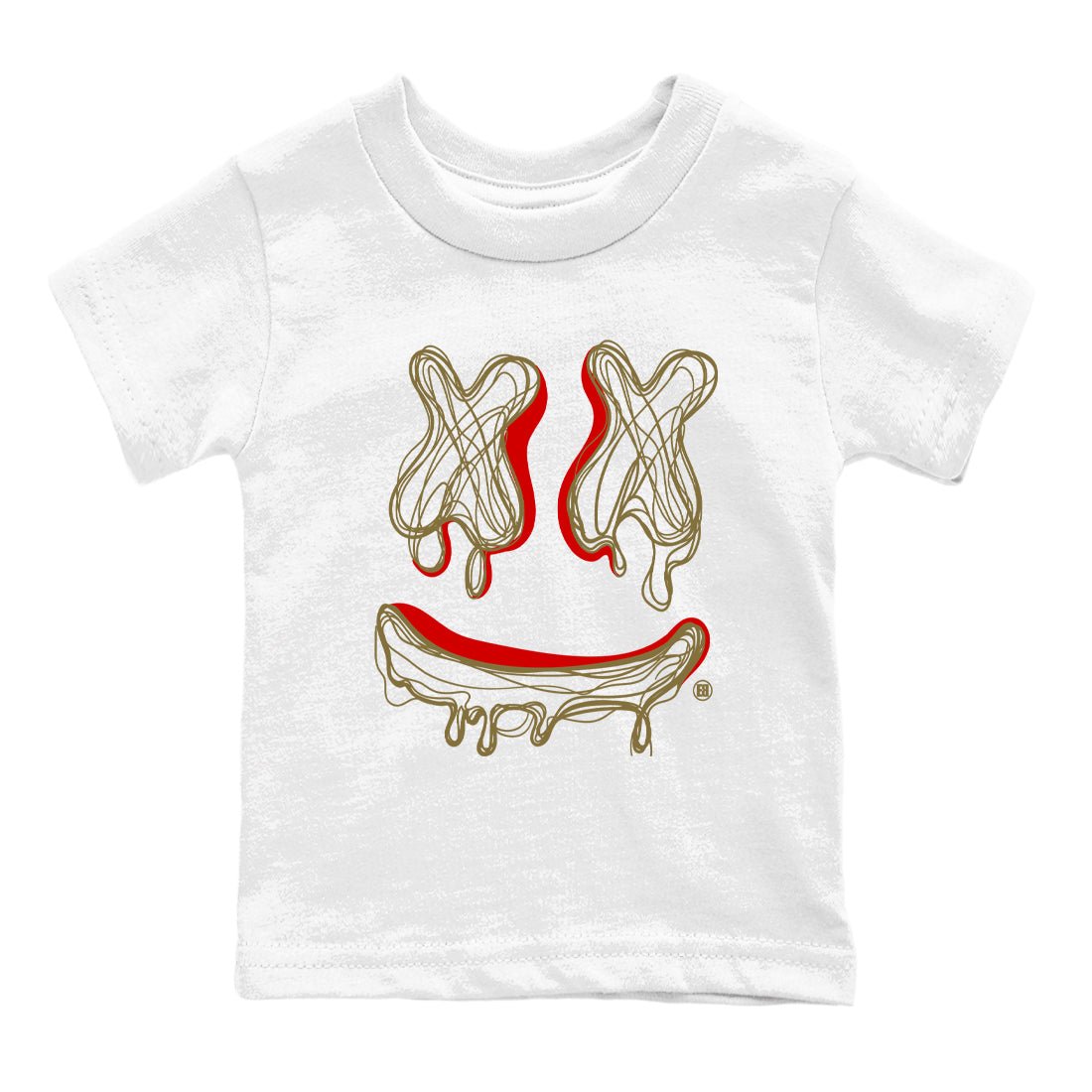 9s Olive shirts to match jordans Smile Doodle sneaker match tees Air Jordan 9 Olive match shoes to clothes SNRT Sneaker Tees Youth Baby White 2 tee