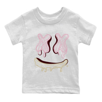 Dunk Valentines Day shirt to match jordans Smile Doodle sneaker tees Dunk Valentines Day SNRT sneaker release tees baby toddler White 2 cotton Shirt