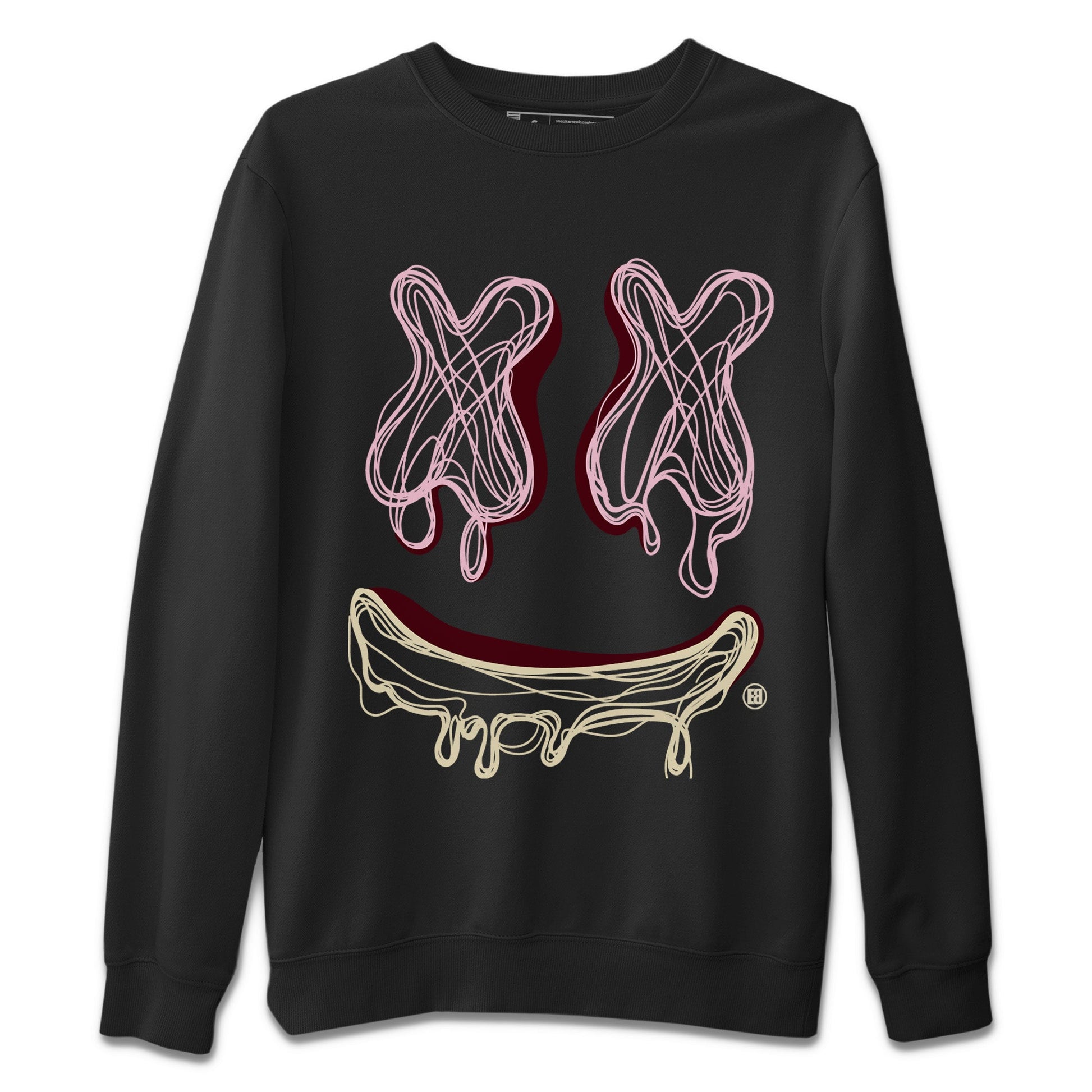 Dunk Valentines Day shirt to match jordans Smile Doodle sneaker tees Dunk Valentines Day SNRT Sneaker Release Tees unisex cotton Black 2 crew neck shirt