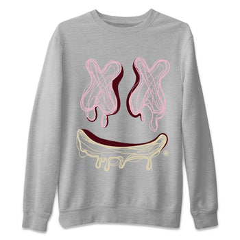 Dunk Valentines Day shirt to match jordans Smile Doodle sneaker tees Dunk Valentines Day SNRT Sneaker Release Tees unisex cotton Heather Grey 2 crew neck shirt