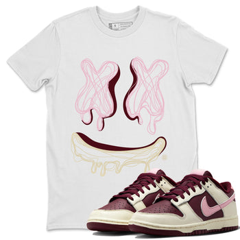 Dunk Valentines Day shirt to match jordans Smile Doodle sneaker tees Dunk Valentines Day SNRT Sneaker Release Tees unisex cotton White 1 crew neck shirt