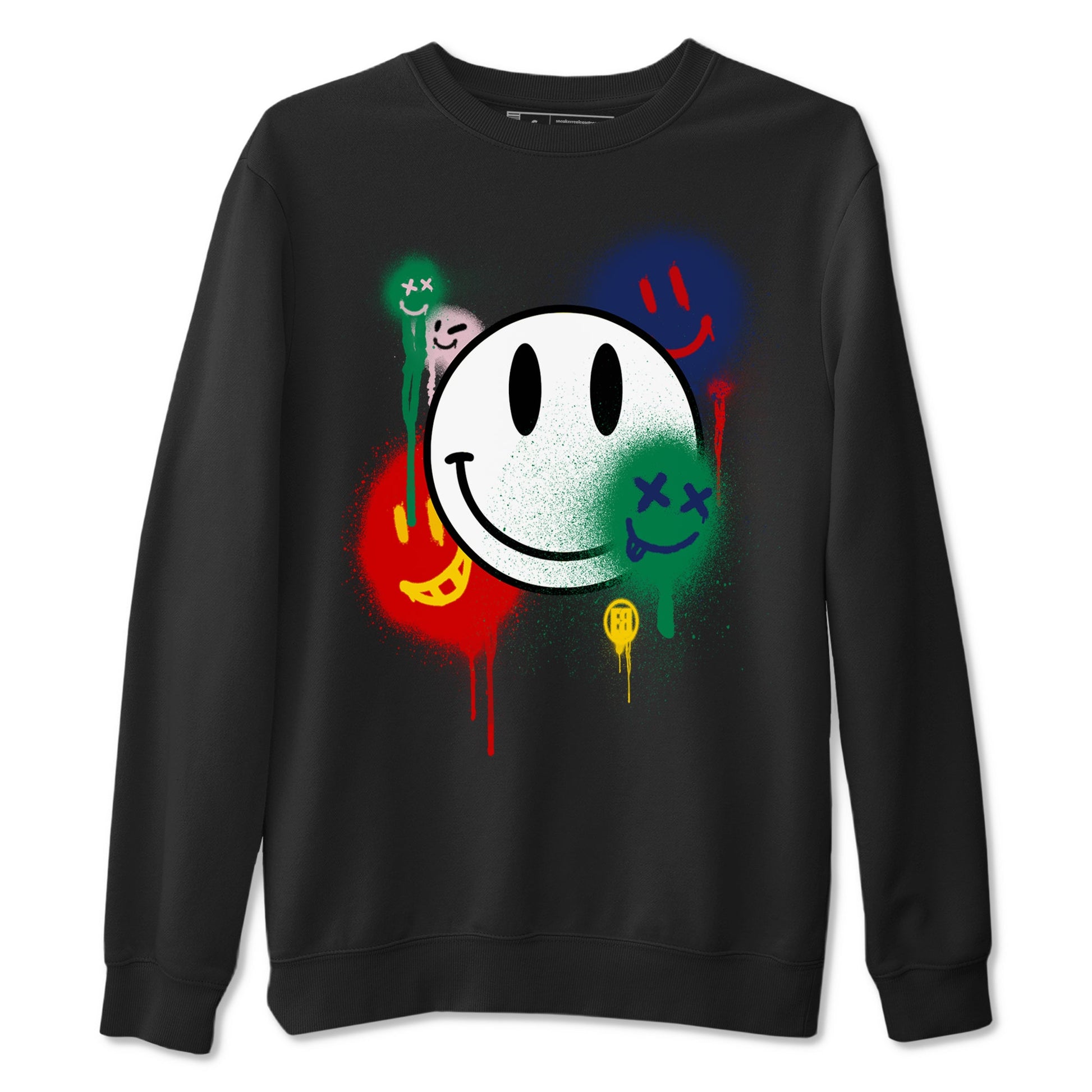 AF 3 Nigo shirtsto match jordans Smile Painting sneaker match tees Air Force 3 Low x Nigo Blue Void and Tour Yellow match shoes to clothes SNRT Sneaker Tees unisex cotton Black 2 shirts