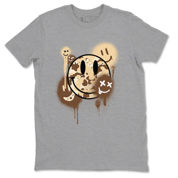 WNBA x Air Jordan 3 “Desert Camo” shirts to match jordans Smile Painting sneaker match tees Air Jordan 3 Desert Camo SNRT Sneaker Release Tees Clothing Sneakerhead ShirtsHeather Grey 2 unisex cotton tee