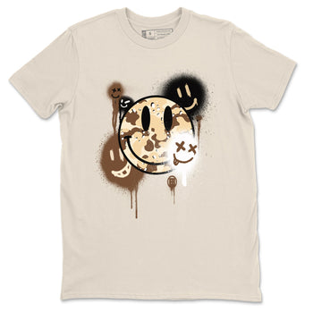 WNBA x Air Jordan 3 “Desert Camo” shirts to match jordans Smile Painting sneaker match tees Air Jordan 3 Desert Camo SNRT Sneaker Release Tees Clothing Sneakerhead ShirtsNatural 2 unisex cotton tee