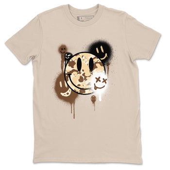 WNBA x Air Jordan 3 “Desert Camo” shirts to match jordans Smile Painting sneaker match tees Air Jordan 3 Desert Camo SNRT Sneaker Release Tees Clothing Sneakerhead ShirtsSand 2 unisex cotton tee