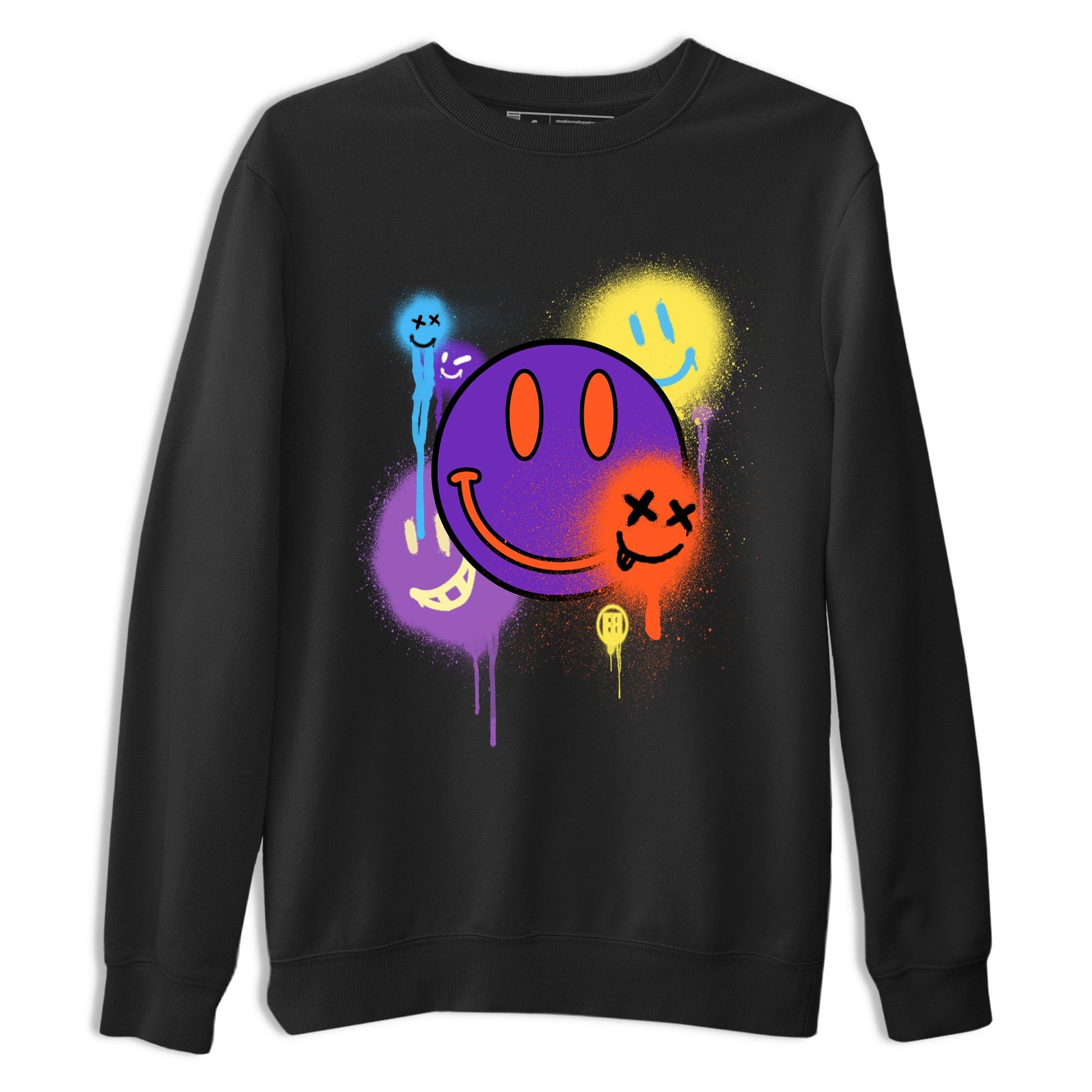 Sneaker Threads – Sneaker Tees To Match New Balance 9060 Prism Purple – Smile Painting Graphic Tee Black 2. Perfect for Jordan releases 2025 colorways.