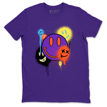 Sneaker Threads – Sneaker Tees To Match New Balance 9060 Prism Purple – Smile Painting Graphic Tee Purple 2. Perfect for Jordan releases 2025 colorways.