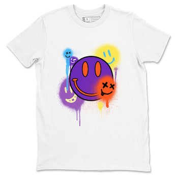 Sneaker Threads – Sneaker Tees To Match New Balance 9060 Prism Purple – Smile Painting Graphic Tee White 2. Perfect for Jordan releases 2025 colorways.