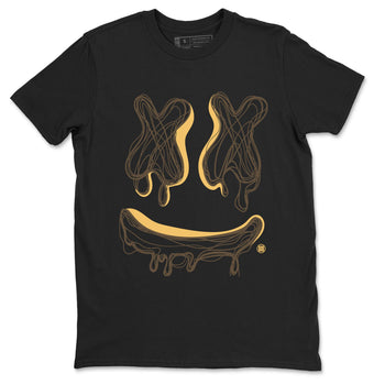 Air Jordan 1 Palomino shirt to match jordans Smile Doodle sneaker tees Crew Neck Jordan 1 Retro High OG Palomino SNRT Sneaker Release Tees Unisex Casual Shirts Black 2 T-Shirt