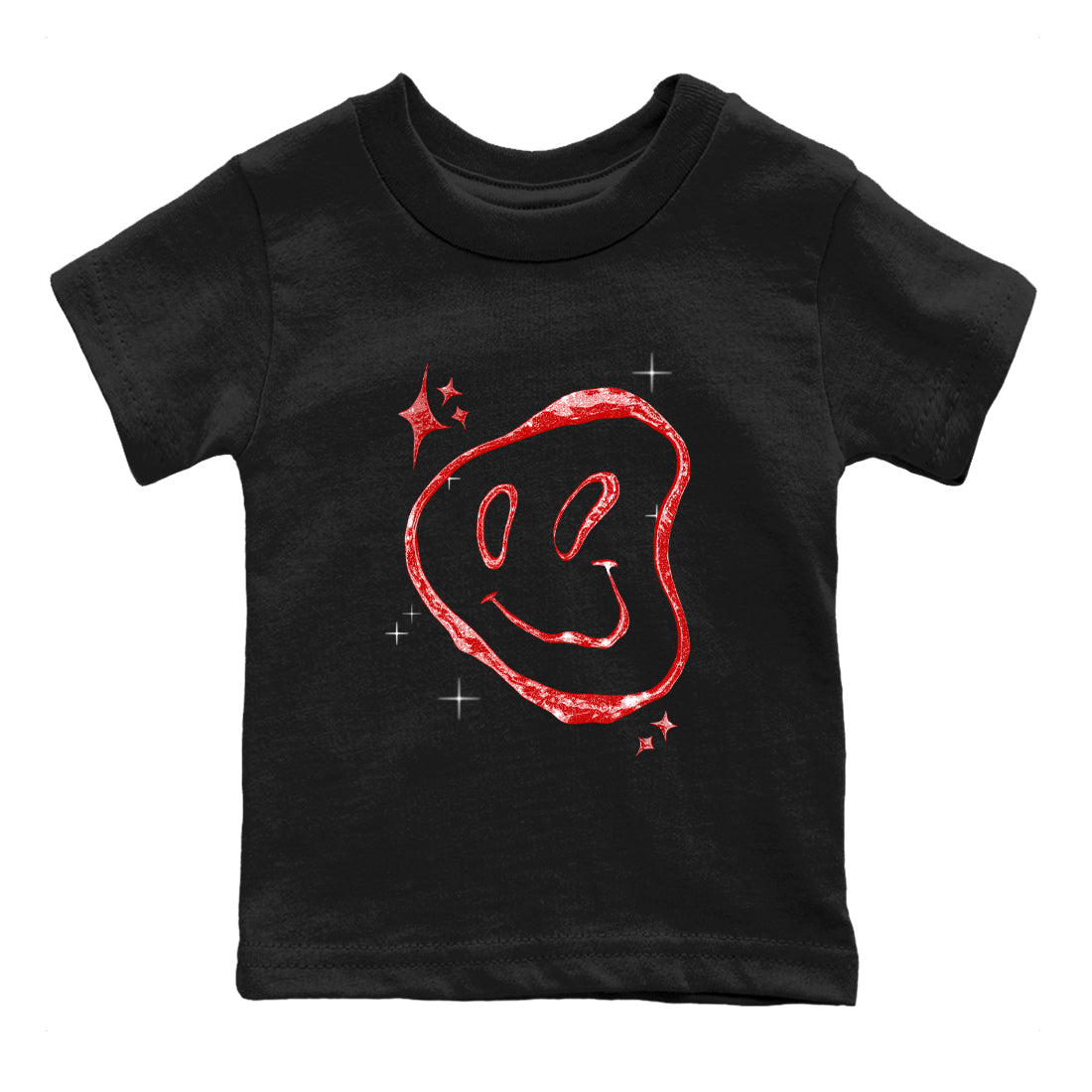 Sneaker Threads – Sneaker Tees To Match Air Foamposite One Cough Drop – Smiling Pearl Youth Graphic Tee Black 2. Perfect for Jordan releases 2025 colorways.