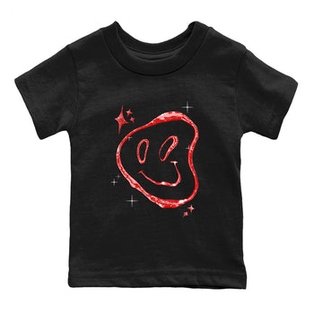 Sneaker Threads – Sneaker Tees To Match Air Foamposite One Cough Drop – Smiling Pearl Youth Graphic Tee Black 2. Perfect for Jordan releases 2025 colorways.