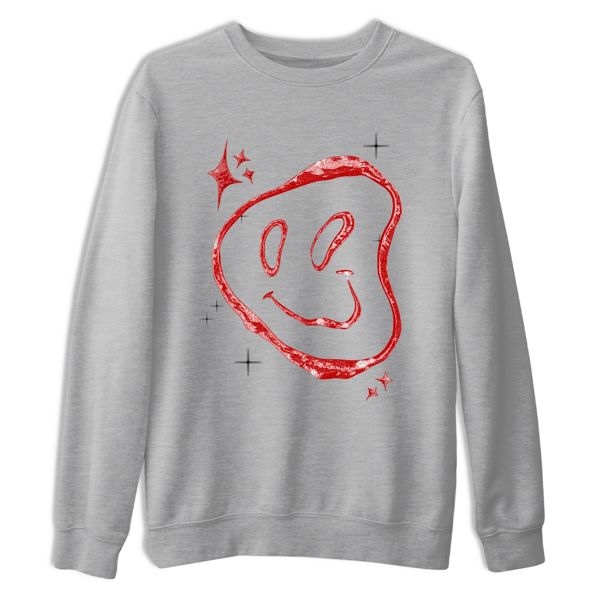Sneaker Threads – Sneaker Tees To Match Air Foamposite One Cough Drop – Smiling Pearl Graphic Tee Heather Grey 2. Perfect for Jordan releases 2025 colorways.