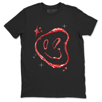 Sneaker Threads – Sneaker Tees To Match Air Foamposite One Cough Drop – Smiling Pearl Graphic Tee Black 2. Perfect for Jordan releases 2025 colorways.