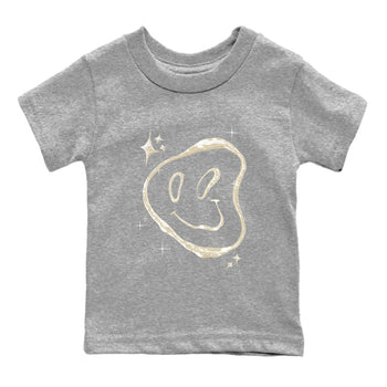 Sneaker Threads – Sneaker Tees To Match Air Foamposite One Pearl – Smiling Pearl Youth Graphic Tee Heather Grey 2. Perfect for Jordan releases 2025 colorways.