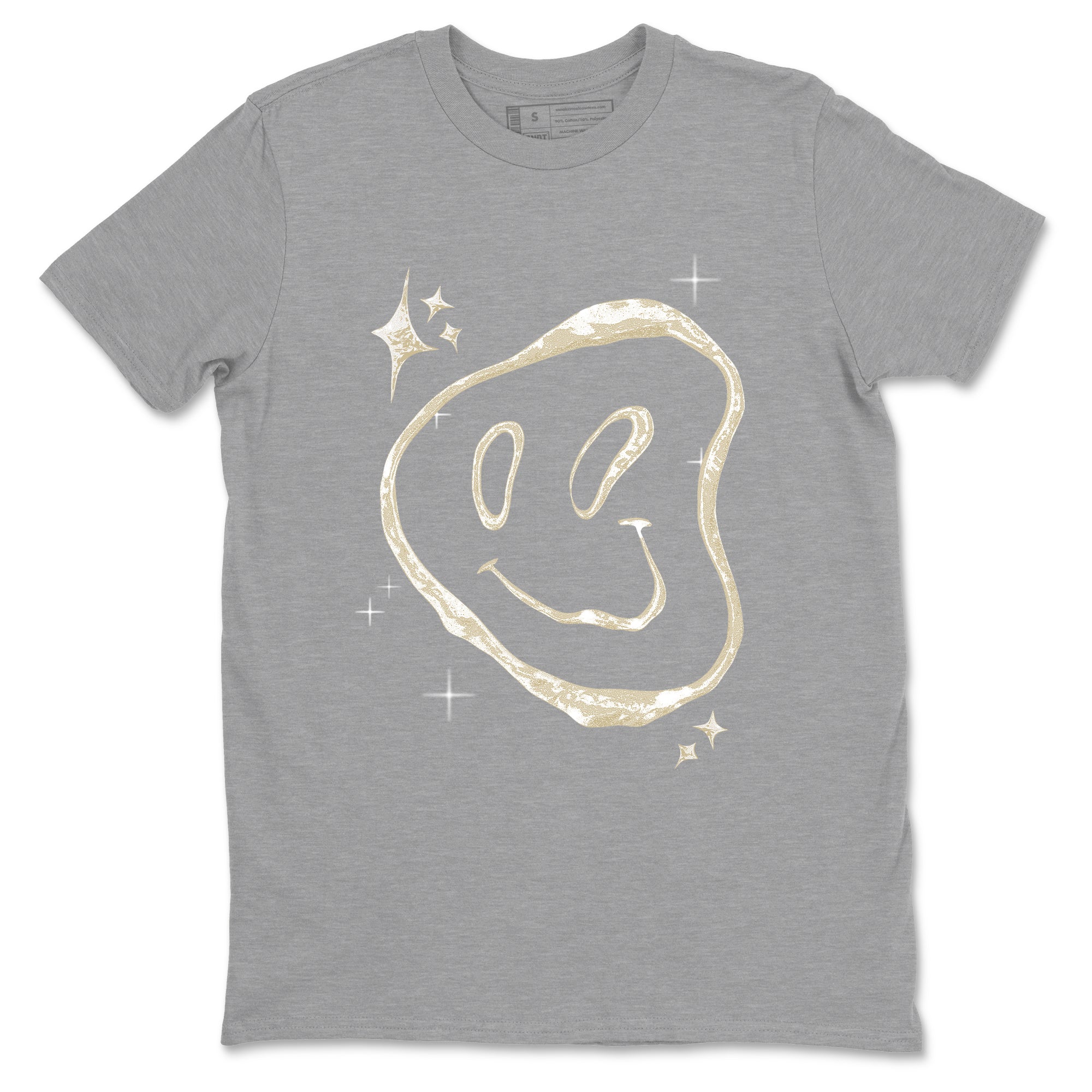 Sneaker Threads – Sneaker Tees To Match Air Foamposite One Pearl – Smiling Pearl Graphic Tee Heather Grey 2. Perfect for Jordan releases 2025 colorways.