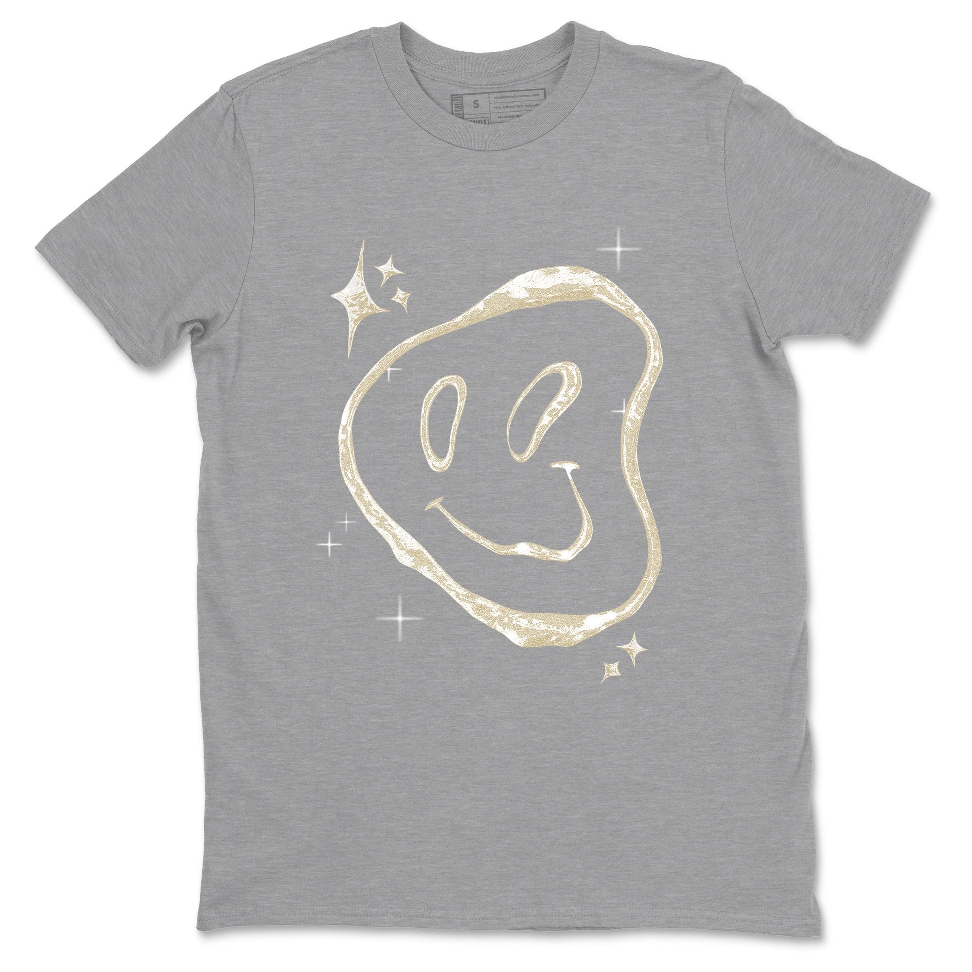 Sneaker Threads – Sneaker Tees To Match Air Foamposite One Pearl – Smiling Pearl Graphic Tee Heather Grey 2. Perfect for Jordan releases 2025 colorways.